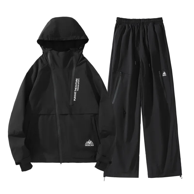 유니섹스 겨울 스키복 S-5XL, -35도 방한 방풍 방수 스키 & 스노보드 풀세트
