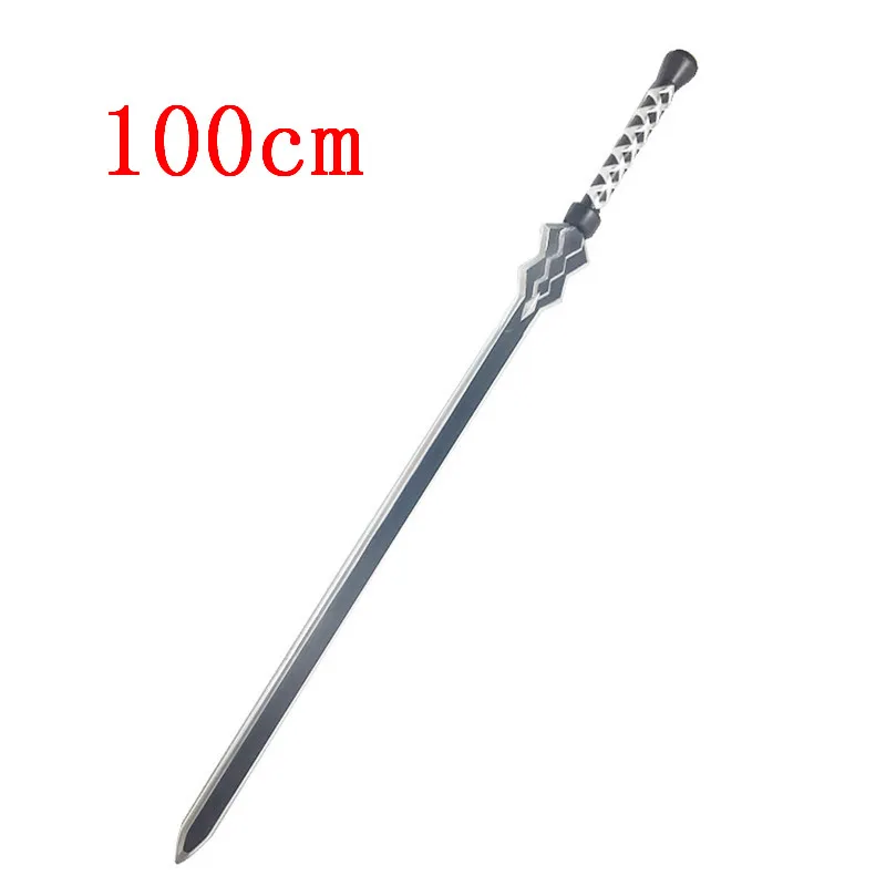 100cm Sword Art Online Konno Yuuki Sword arms Cosplay SAO black Sword 1:1 Anime Ninja Knife PU Prop