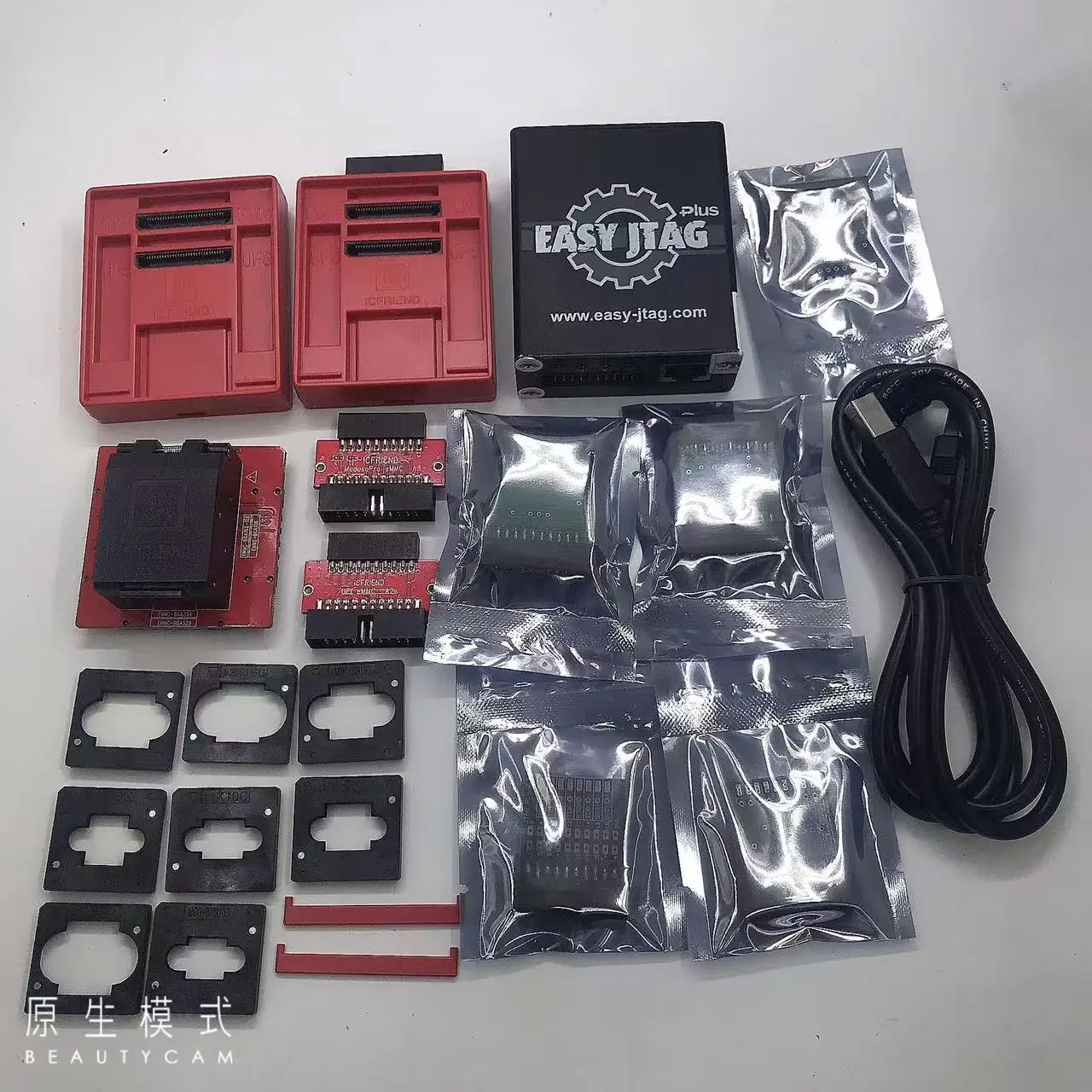 Easy Jtag Plus Box, Easy Jtag Plus Box, EASY JTAG, UFI, Medusa ISP 어댑터, E-MATE X EMMC BGA, 13 in 1 SOCKE, 새 버전, 2025