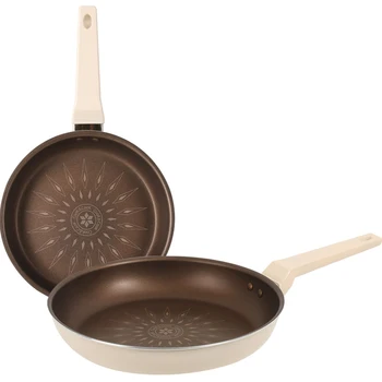 인덕션 IH 후라이팬 2종 세트 2p Frying Pan Flat Non-stick Cookware Roasting Pans Pots Kitchen DIY Cooking