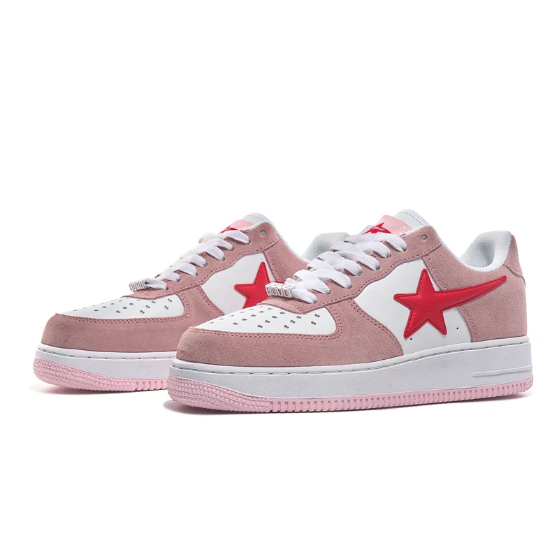 New Men Women's Casual Sneakers shoes women Genuine leather Slip on casual shoes Women's Air Force shoes skateboarding shoes