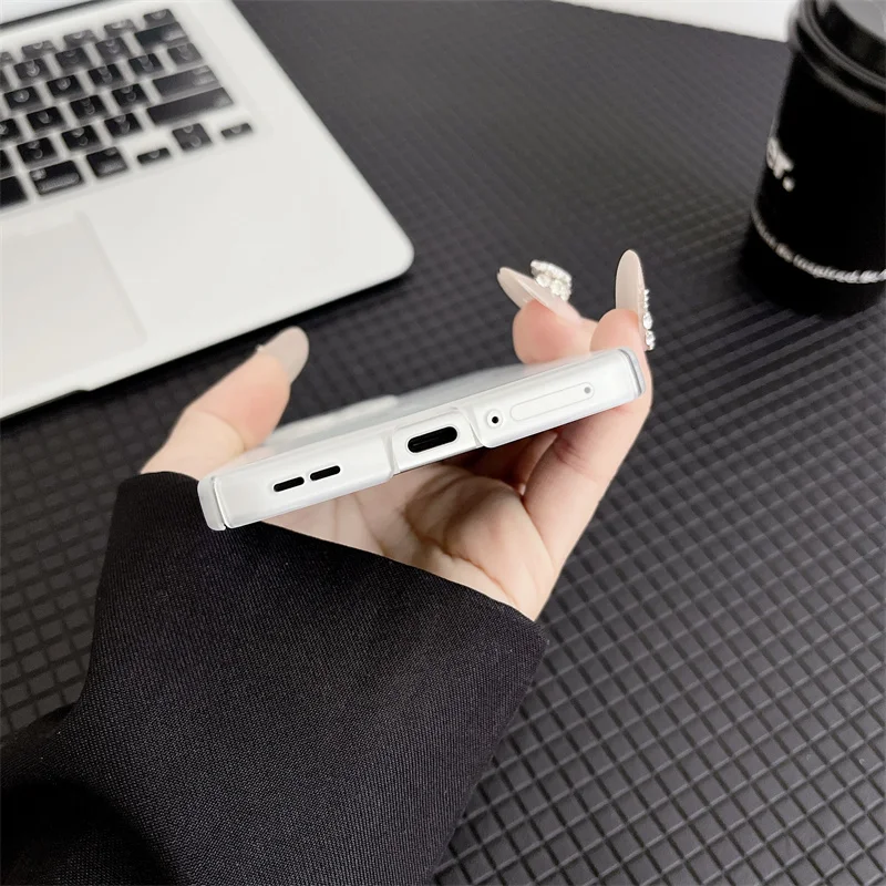 Ultra Clear Slim Matte Translucent Magnetic Case