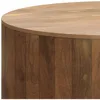 36-Inch Round, Solid Mango Wood Drum Design for Living Room, Assembled, Coffee table 5