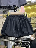 Vintage Sweet Bud Skirt Women A-line Lace-up High Waist Female Mini Skirts Faldas Ajustadas Short Skirts with Lining Dropship - Image 4