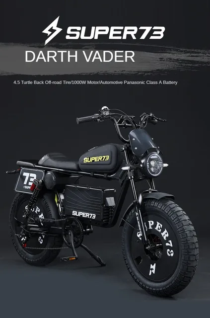 SUPER73-Off-Road電動自転車,1000W,ワイドタイヤ,最高速度45km, h,qlkj 