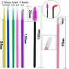 50/100/300/500 pièces, Brosses à cils jetables, baguettes de Mascara, applicateur pour Extension de cils, outil de maquillage