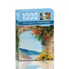 Mini Jigsaw Puzzle 1000 Pieces for Adults Kids Seaside Garden Puzzles Toy Family Game Famous World Oil Painting Home Decoration 1