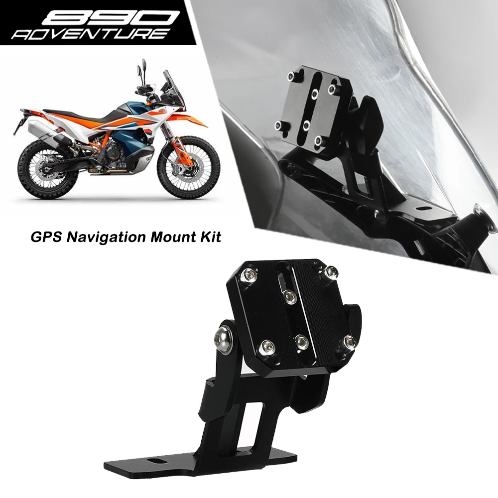 

GPS Navigation Mount Phone Mount Bracket Rotatable Adjustable AMPS Mount Kit For 890 Adventure 890 ADV S/R Rally 2023 2024 2025