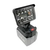 LED Work Lights Flashlights Electric Torch Spotlight for Makita Lamp 18V Li-ion Battery Adapter BL1815 BL1830 BL1850 BL1860 3