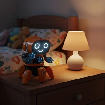 Giocattolo robot Dancing Spider con 6 bracci musicali – Regalo ideale per bambini