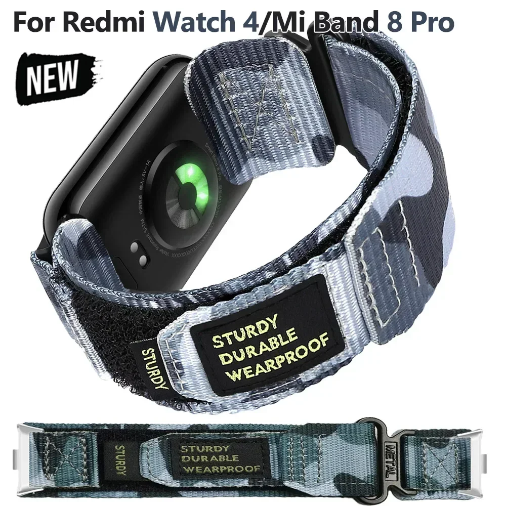 Enhanced Nylon Loop Sports Bracelet for Smartwatches - Adjustable and Replaceable Wristband