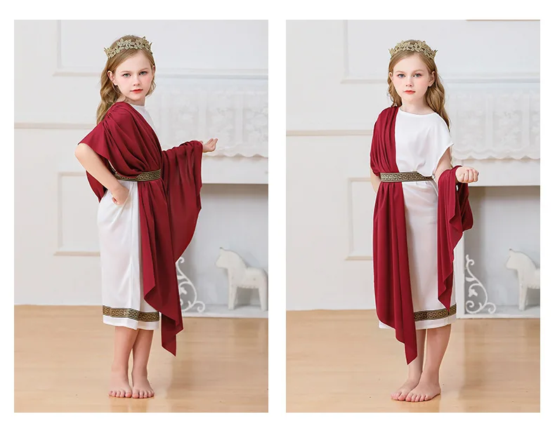 Déguisement Déesse Grecque Fille – Robe Romaine – photo 12