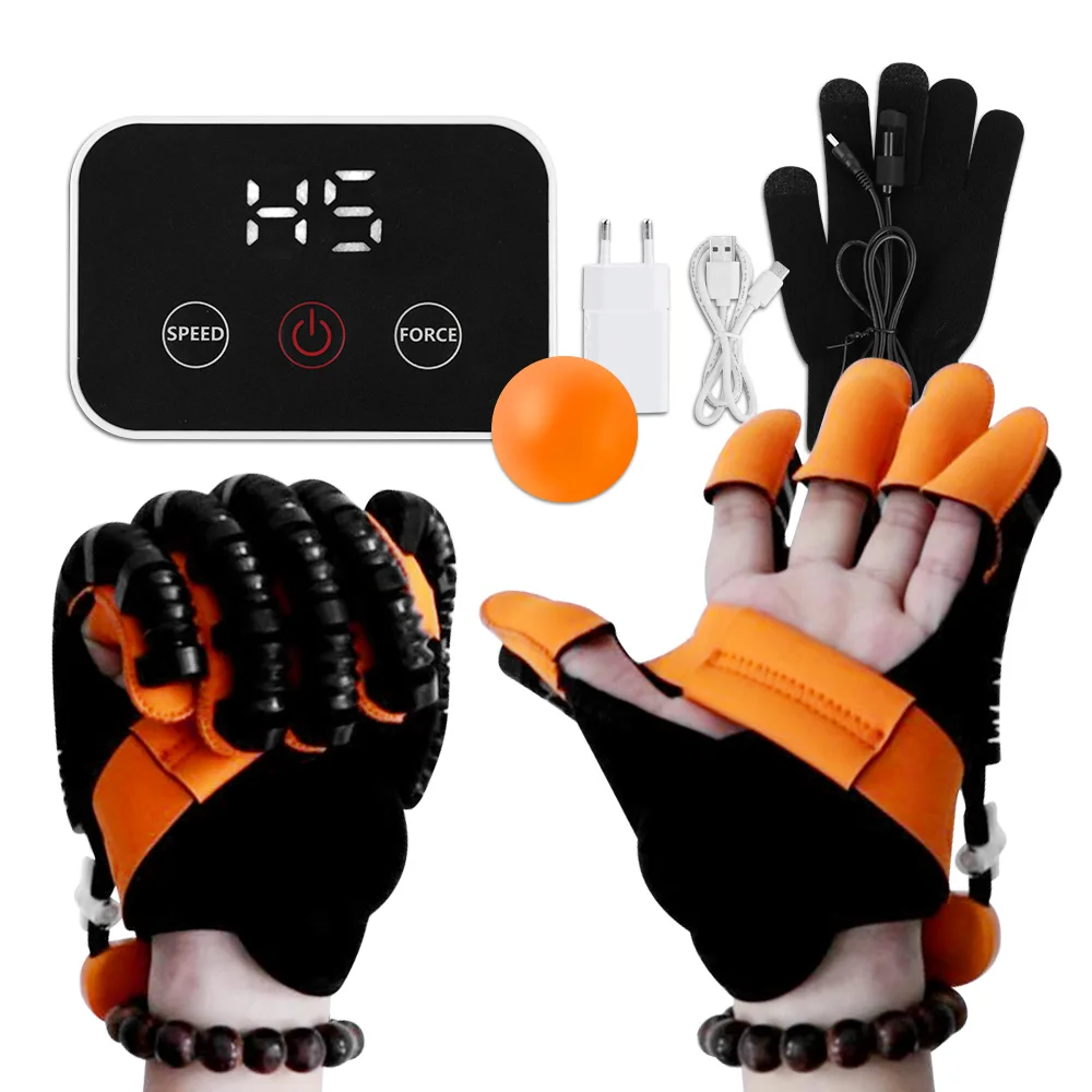 Finger Trainer Protable Rehabilitation Robot Gloves Stroke Hemiplegia Cerebral Infarction Training Device Finger Exerciser Hand Function Recove