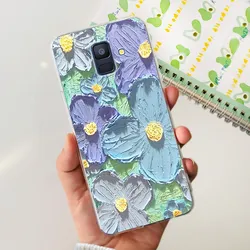 Transparent Soft Silicone Phone Case - Stylish and Sleek Design for A6 Plus (2018) (Beige)