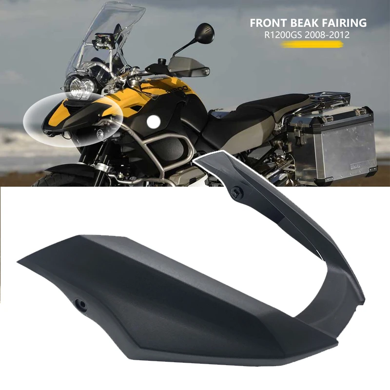 Extensión de carenado delantero para rueda de BMW R 1200GS R1200 GS R 1200 GS 2008 2009 2010 2011 2012 R1200GS, color negro