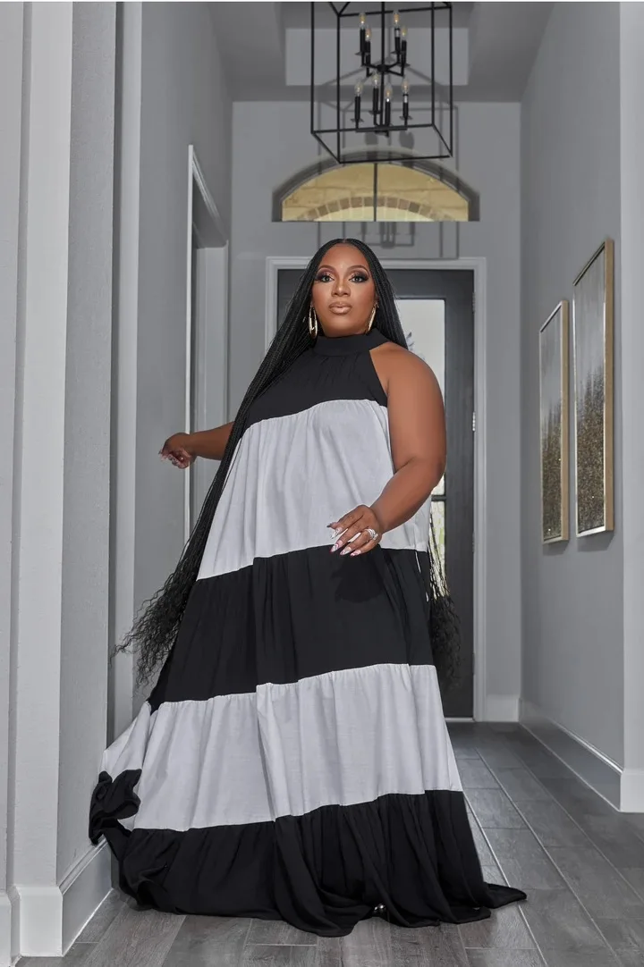 Рисунок 5 - Женское летнее платье-макси с лямкой