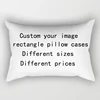 Custom Different Sizes  Thick Pillow Covers Double Sides Pattern Pillow Cases Rectangle Square Pillow Case Covers 4