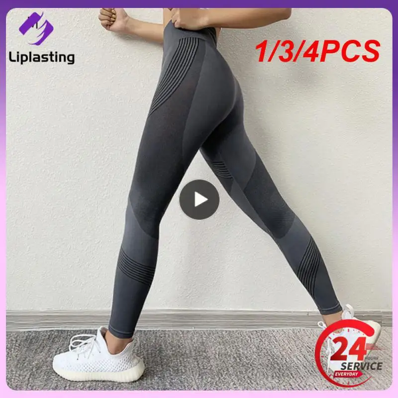 

1/3/4PCS Women Fitness Legging Seamless Energy Gymwear Workout Tummy Control Running Trainning Activewear Yoga Pant Hip Lifting