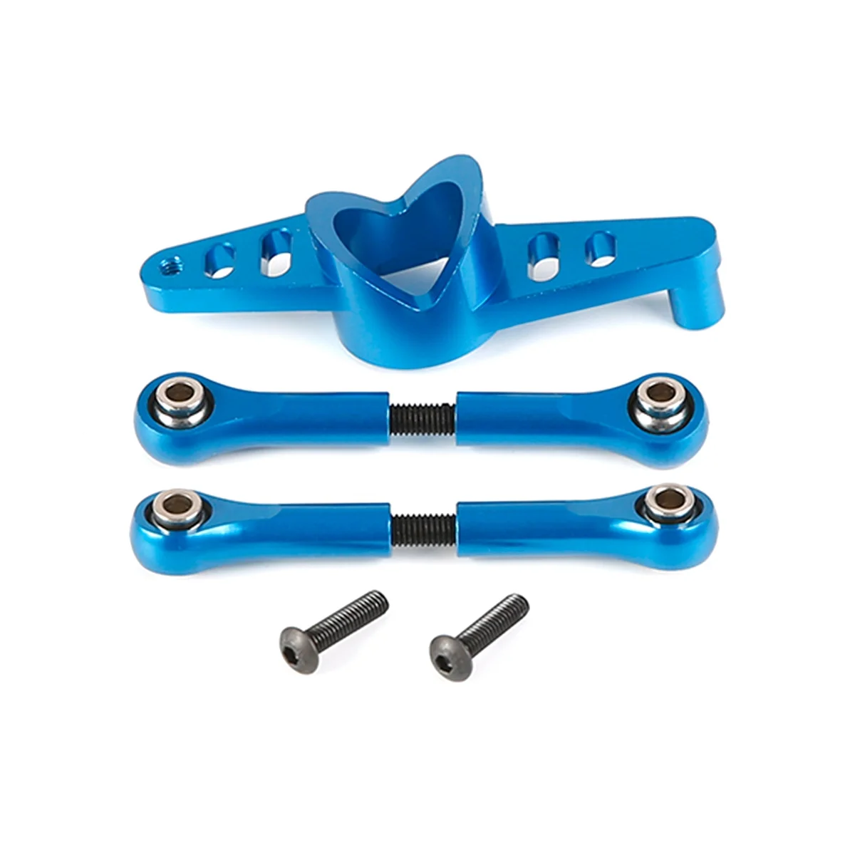 

LT CNC Metal Double Steering Gear Seat Kit for Losi 5T Rovan LT King Motot,Modified and Upgraded Accessories,Blue