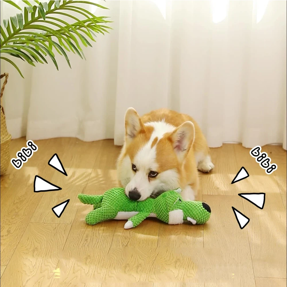 

Pet Toys Plush Dog Teeth Grinding Interactive Toys Cute Animal Shaped Pet Supplies