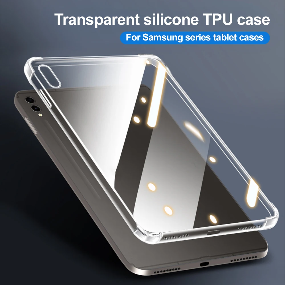 Transparent Soft TPU Tablet Cover - Enhanced Protection and Style