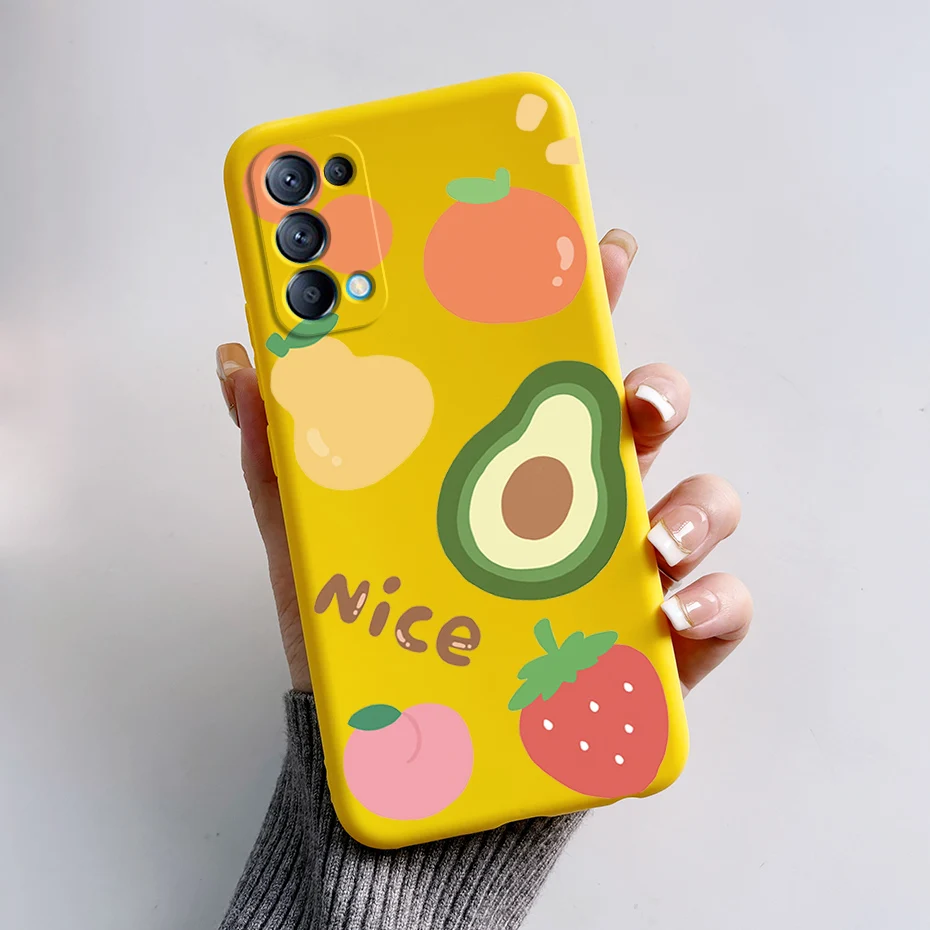 Cute Bear Cartoon Frog Silicone Soft Cover for OPPO Reno5/Reno5 Pro 5G