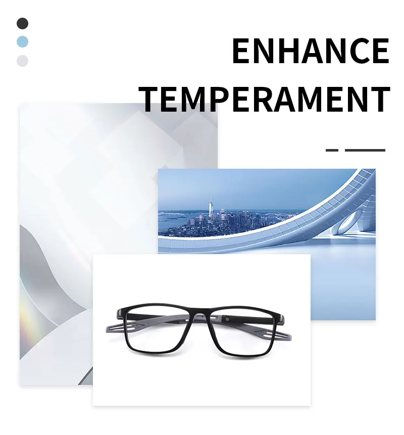 3PCS Mode Klassische Business Lesebrille Männer Quadratischen Rahmen Leser Brillen Ultra Licht Objektiv Presbyopie Brille + 1,0 bis 4,0 – Detail 2