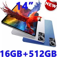 2025 New 14 Inch Big Screen Android 14 Tablet PC 16gb+512GB Phone Call 5G WIFI tablet Kids Pad For Educational Online Class 2