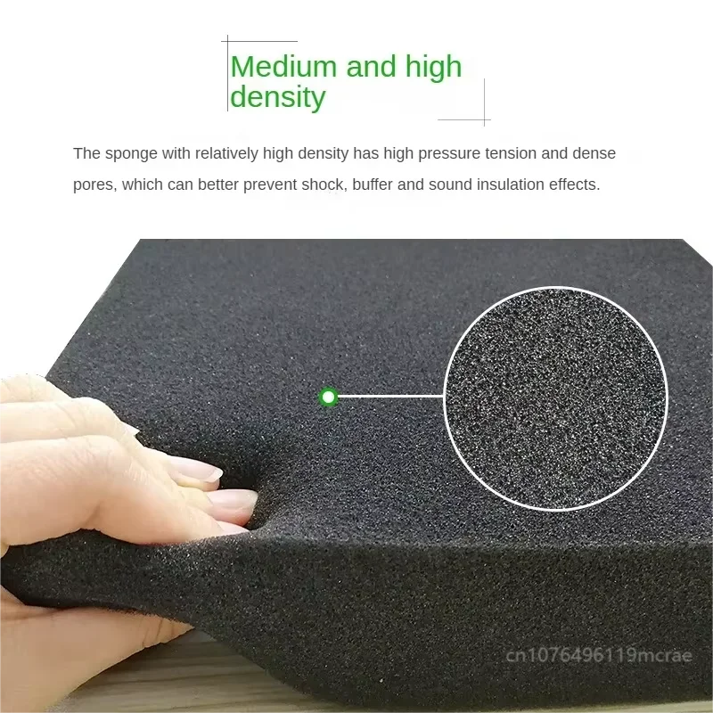 200x50cm Foam Pad High Density Shock-Absorbing Sponge Sheet Hard Case Shadow Foam Insert Cuttable Toolbox Foams Board 100x50cm toolbox foam