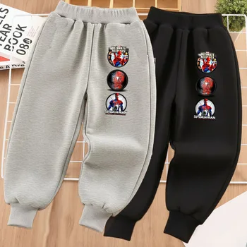 MAVREL Spiderman Printed Boys Sport Trousers Spring Autumn Summer Kids High Waist Long Pants Children's Breathable Joggers  New 1