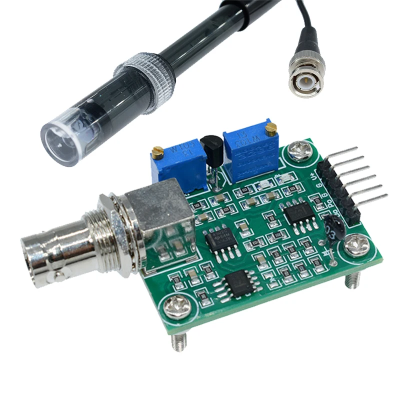 

PH value test and collection pH sensor monitoring module ph0-14 pH non rechargeable electrode probe