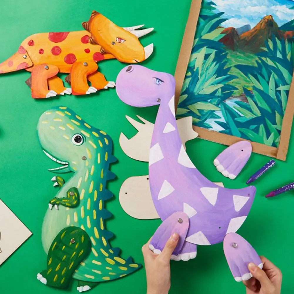 

Diy Vast Starry Craft Toys For Children Dinosaur Handmade Kids Crafts Drawing Toy Painting Craft Kits Educational Toys U4b4