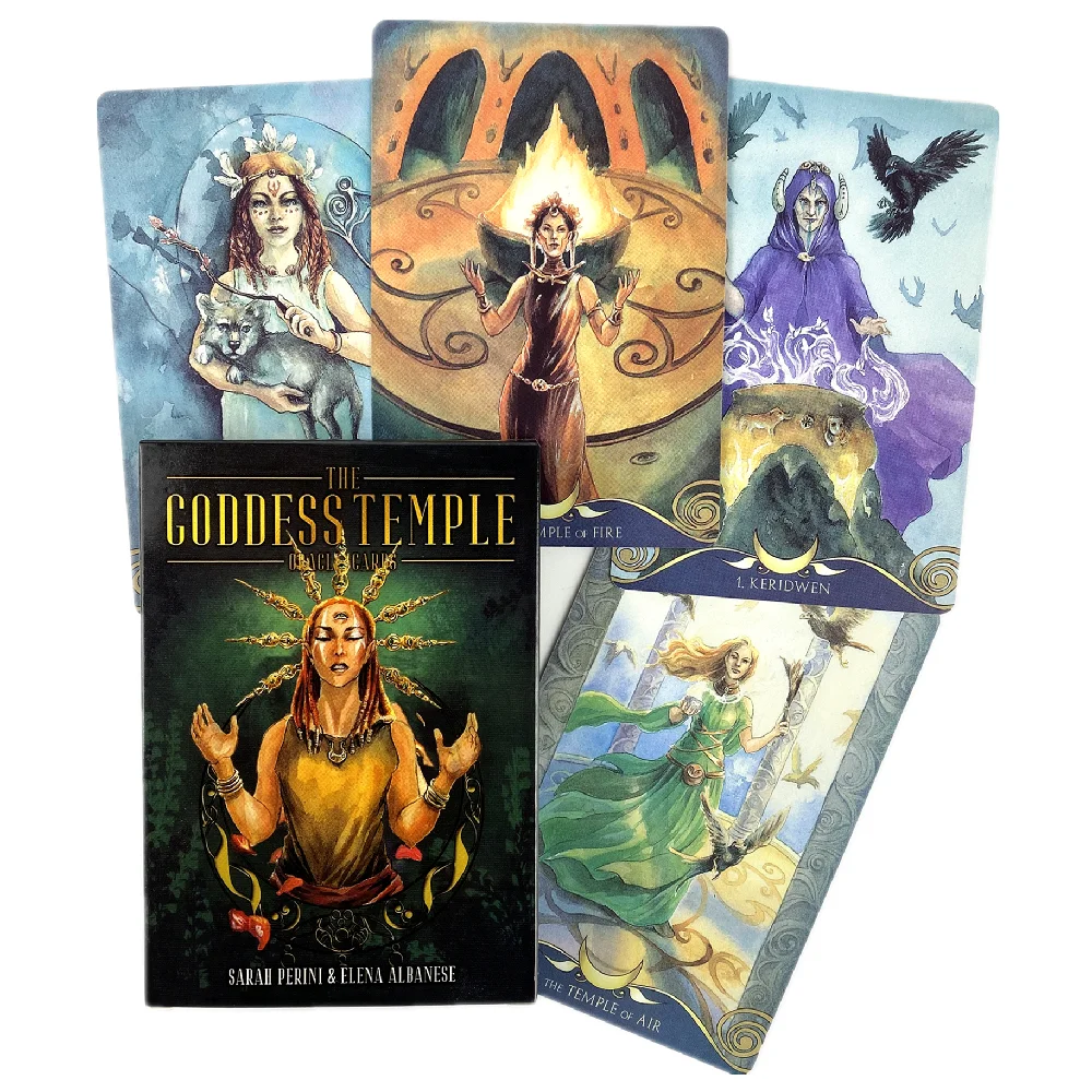 

The Goddess Temple Oracle Cards High Quality Board Games For Fate Divination Party Entertainment Deck