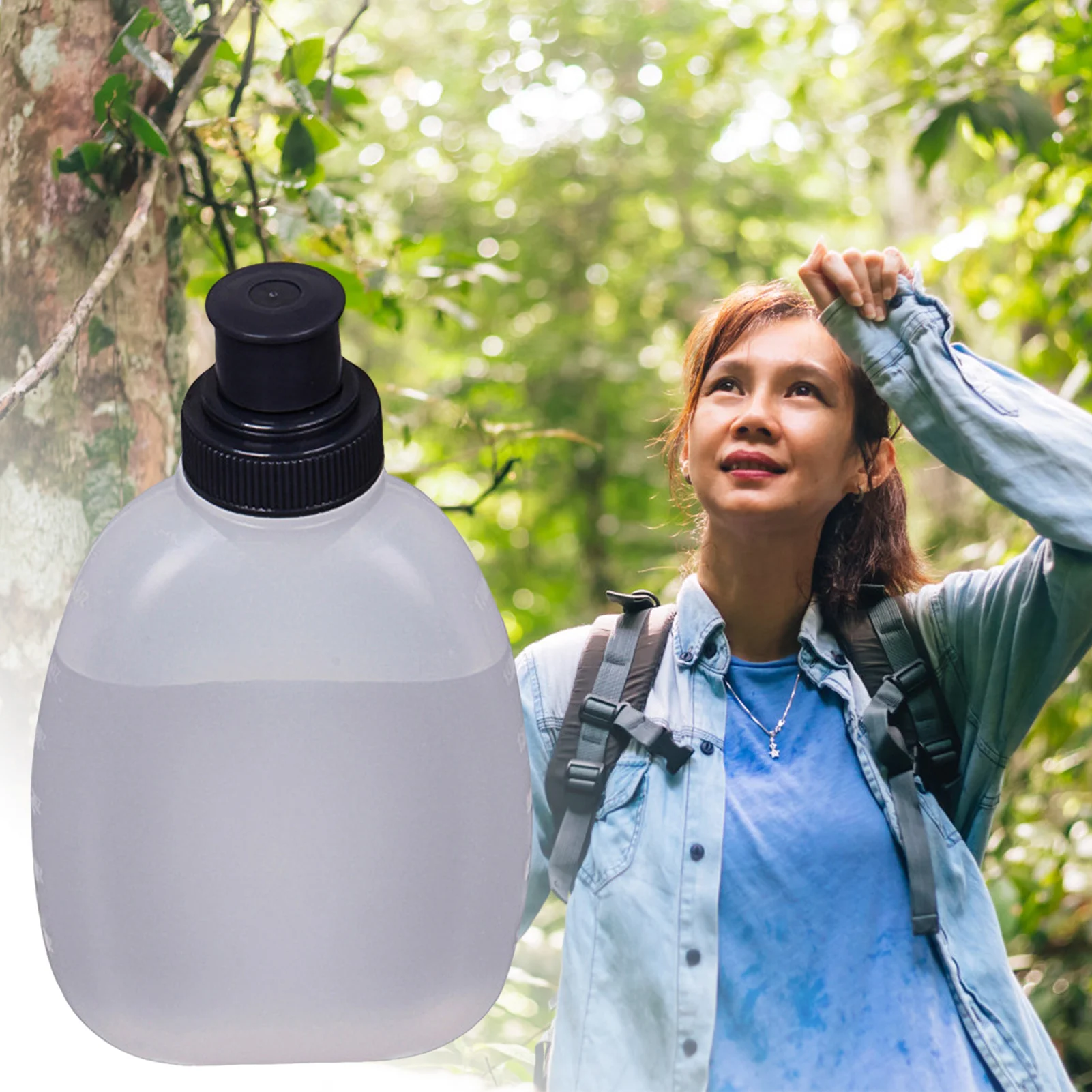 Sports Running Water Bottles BPA Free Water Bottles Leakproof Flask for Fanny Packs Triathlon Marathon MC889