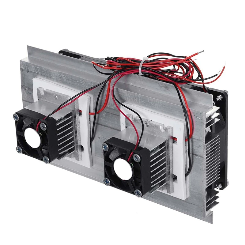 Thermoelectric Refrigeration Cooler DC12V Semiconductor Air Conditioner Dual Fan Cooling System Accessories DIY