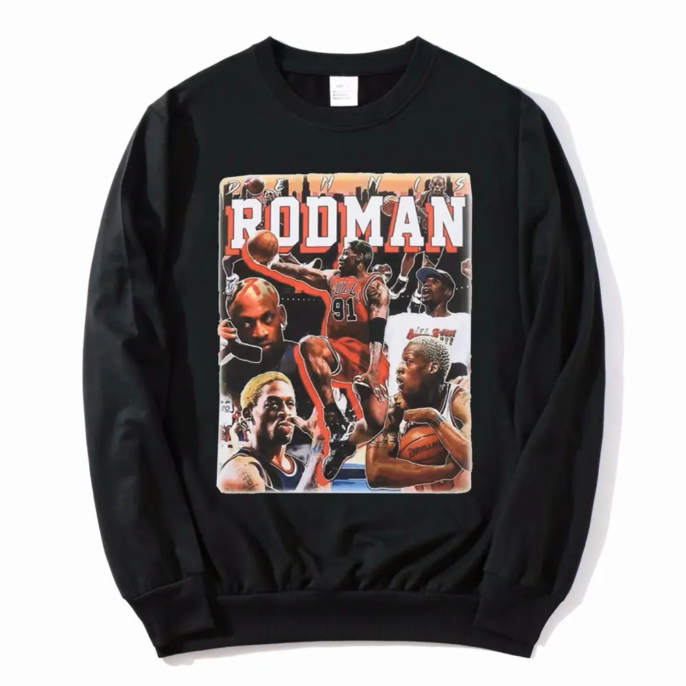 The Worm Dennis Rodman Sweatshirt Men Hip Hop Street Trend