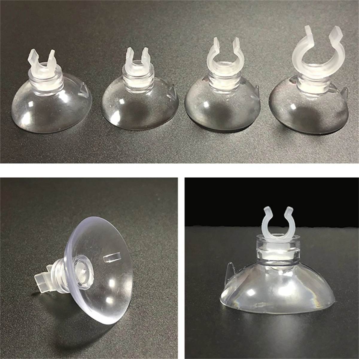 Rubber Suction Cups Fish Tank Pump Oxygen Tube Sucker Fixing Clips Aquarium Heater Diving Lamp Air Line Pipe Wire Holders 20Pcs aquarium suction cup aquarium clip holders aquarium hose holder rubber suction cup holders aquarium clip holder