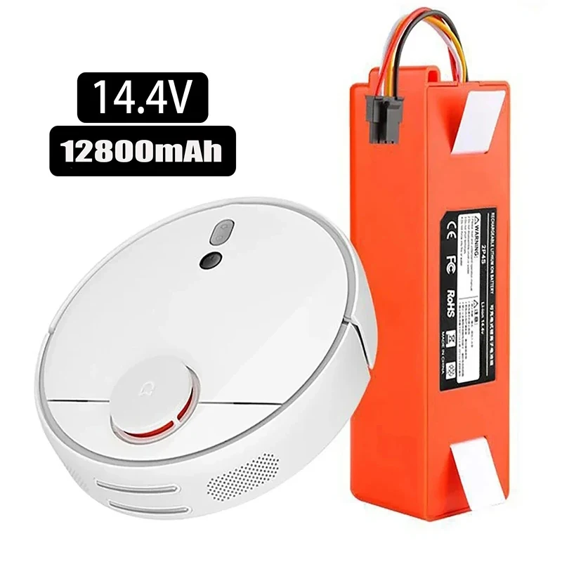 

XM-S50 14.4V 6500mAh Xiaomi Robotic Vacuum Replacement Battery 18650 Battery for Xiaomi Roborock S55 S60 S65 S50 S51 S5 MAX S6