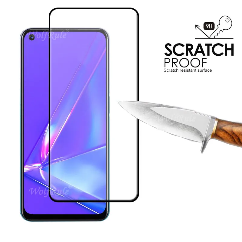 Protector De Pantalla Cristal Templado [3 Unidades] Para Oppo A9 2020 Y A5 2020 - 9H, 0.33 Mm, Sin Burbujas