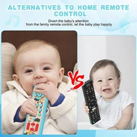 Baby remote control toy, simulated mobile phone, early education puzzle button, (requires preparing two No. 7 batteries) 2