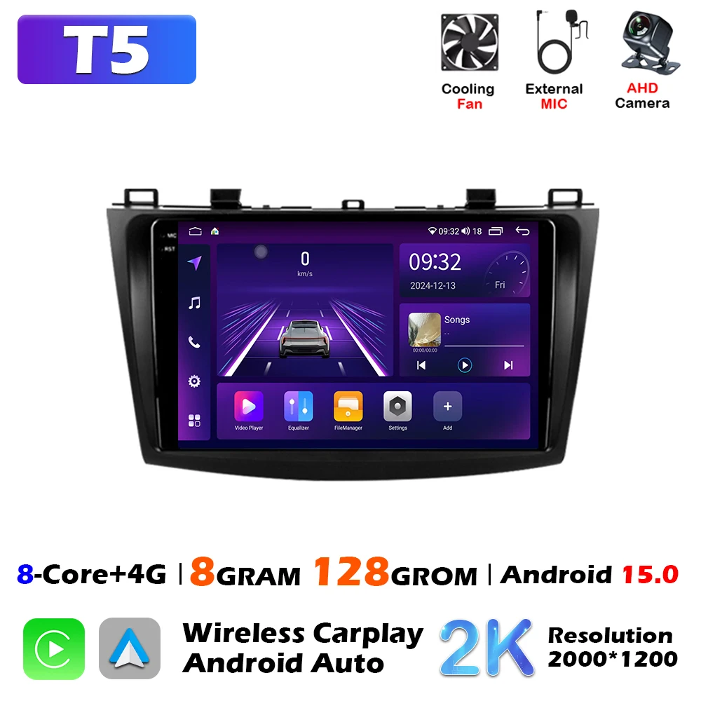 Amazon.co.jp: CarPlay/Android Auto ワイヤレス対応 9インチ携帯型