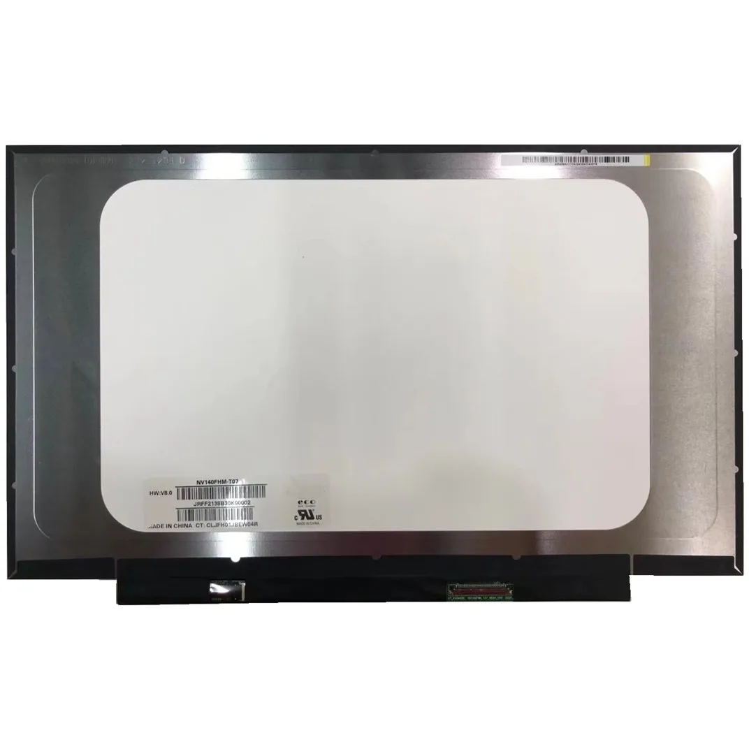 

NV140FHM-T07 14,0 ''ЖК-дисплей для ноутбука с сенсорным экраном, панель дисплея 1920*1080 EDP, 40 контактов