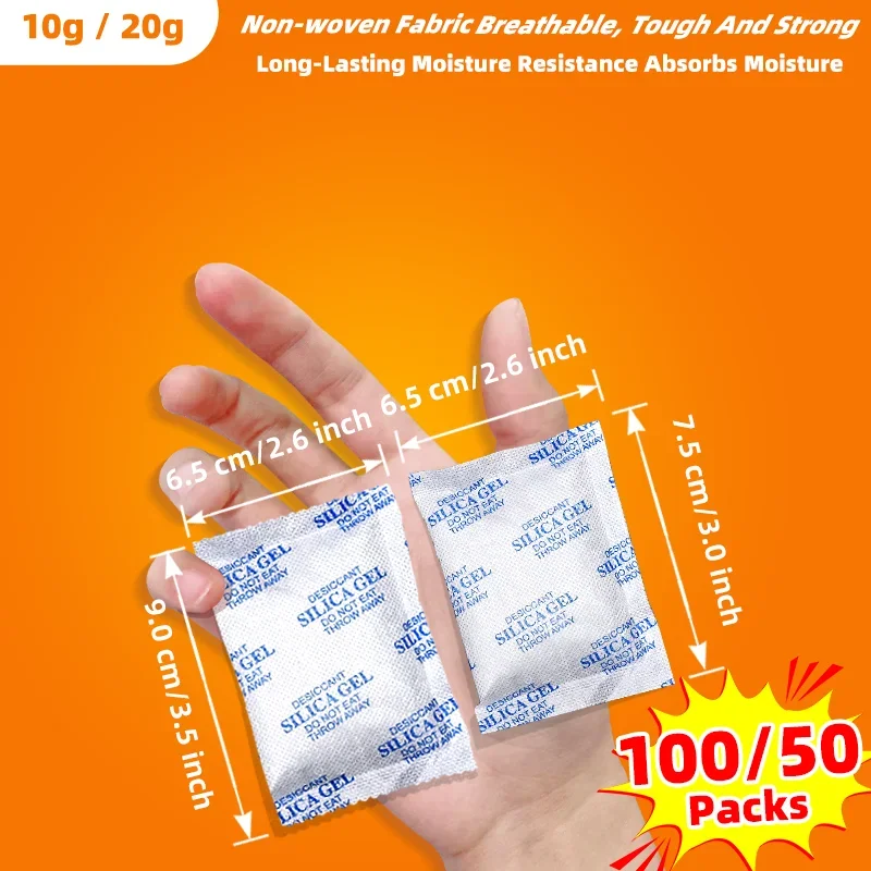 10g/20g 150/50pack Christmas Car Silica Gel Desiccant Pack Clothe Refrigerator Guitar Bullet Weapon Bullet Moisture Absorber