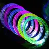15Pcs LED Light Up Bracelets Neon Glowing Bangle Luminous Wristbands Glow in The Dark Party Supplies Kids Adults LED Arm Band 3