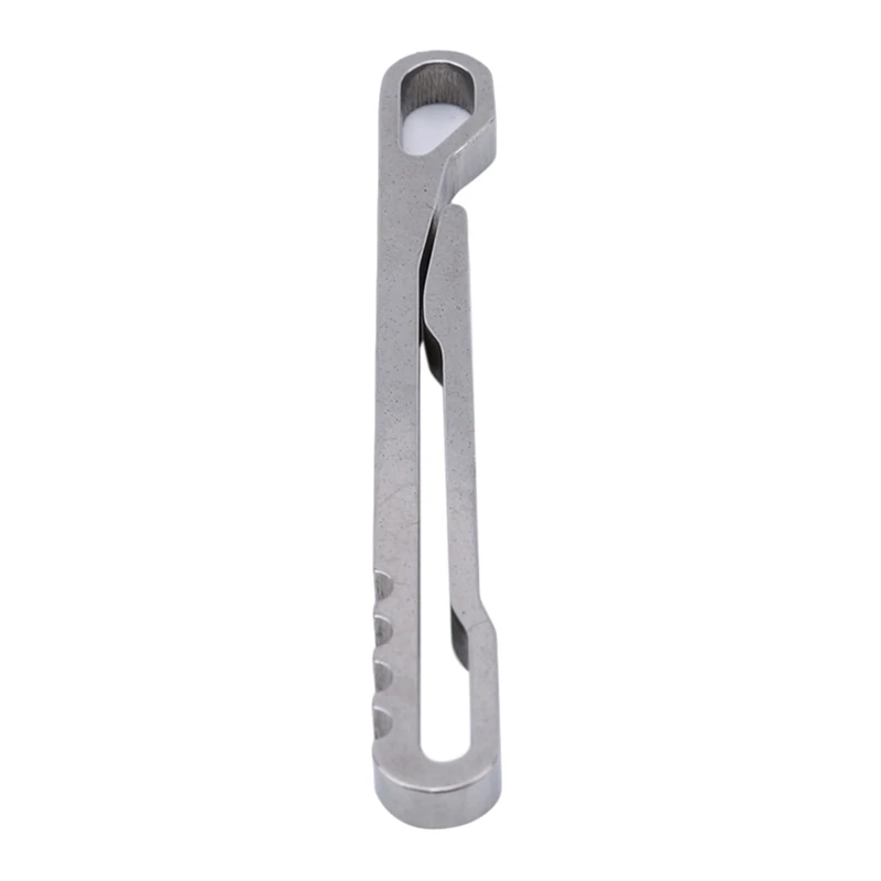 Outdoor EDC Multifunction Tool Wallet Stainless Steel Keychain Key Ring Clasp Carabiner Money Clip Camping Accessories