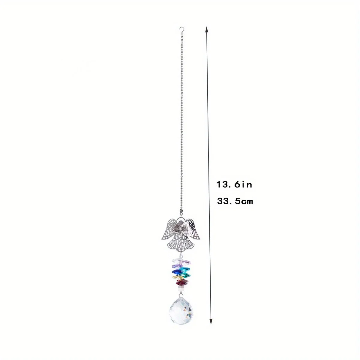 Sun Catcher Kristall-Anhänger Für Auto-Rückspiegel – Mit Charme Und Perlen, 30 Mm, Geschenkbeutel