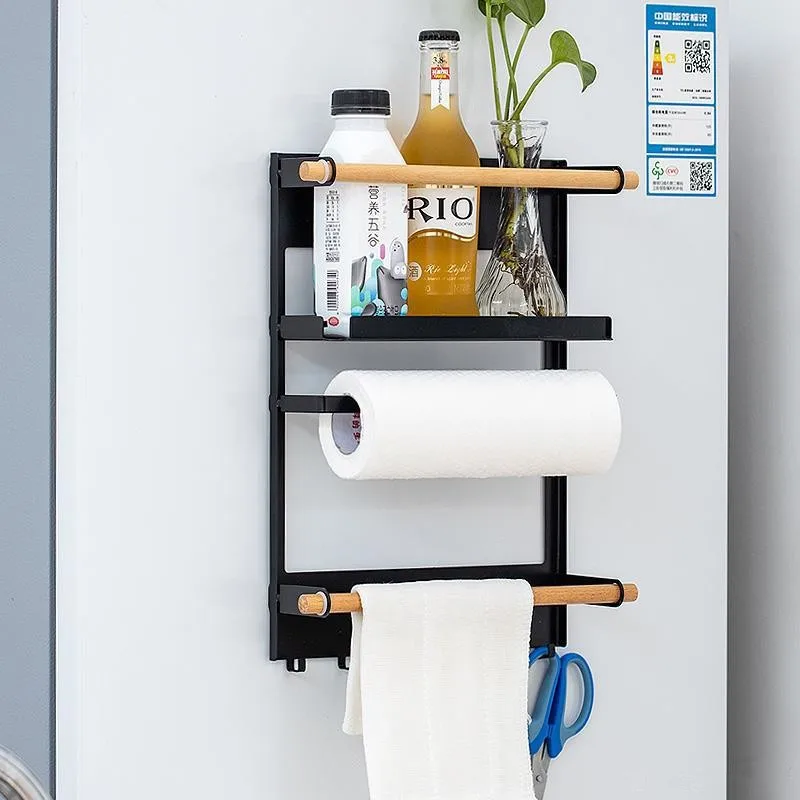 Hand Towel In Ref Magnetic Holder Paper Towel Refrigerator
