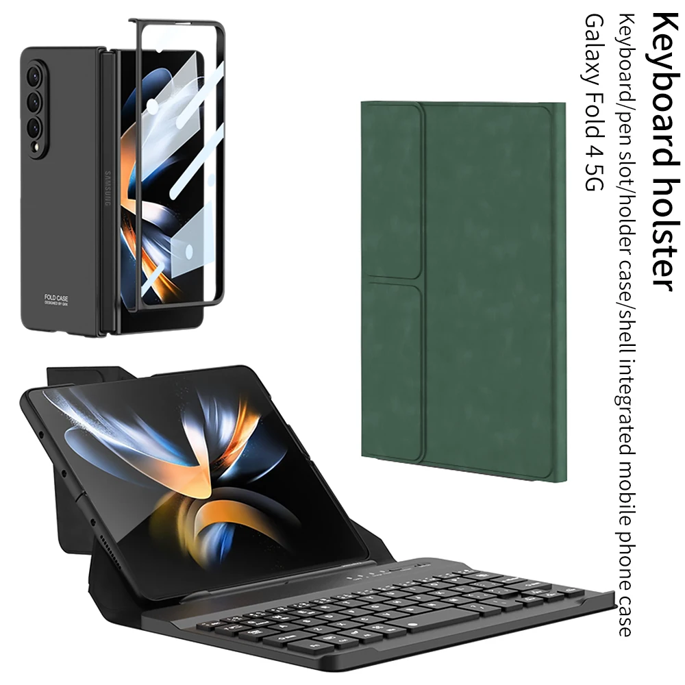 For Samsung Galaxy Z Fold 4 3 2 5G Keyboard Case Bluetooth Wireless Keyboard Folding