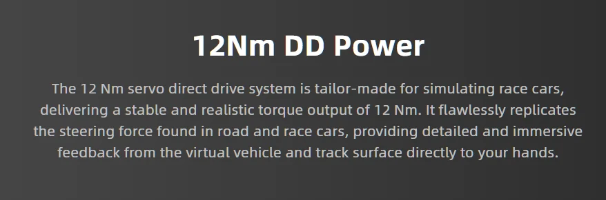 Racing R12 V2 Direct Drive Wheel base with GS V2P GT Steering Wheel bundle Optio