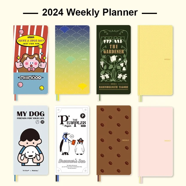 Introducing the Kinbor 2024 Weekly Plan Book Grid Notebook: An Essential Tool for Self-Discipline and Time Management